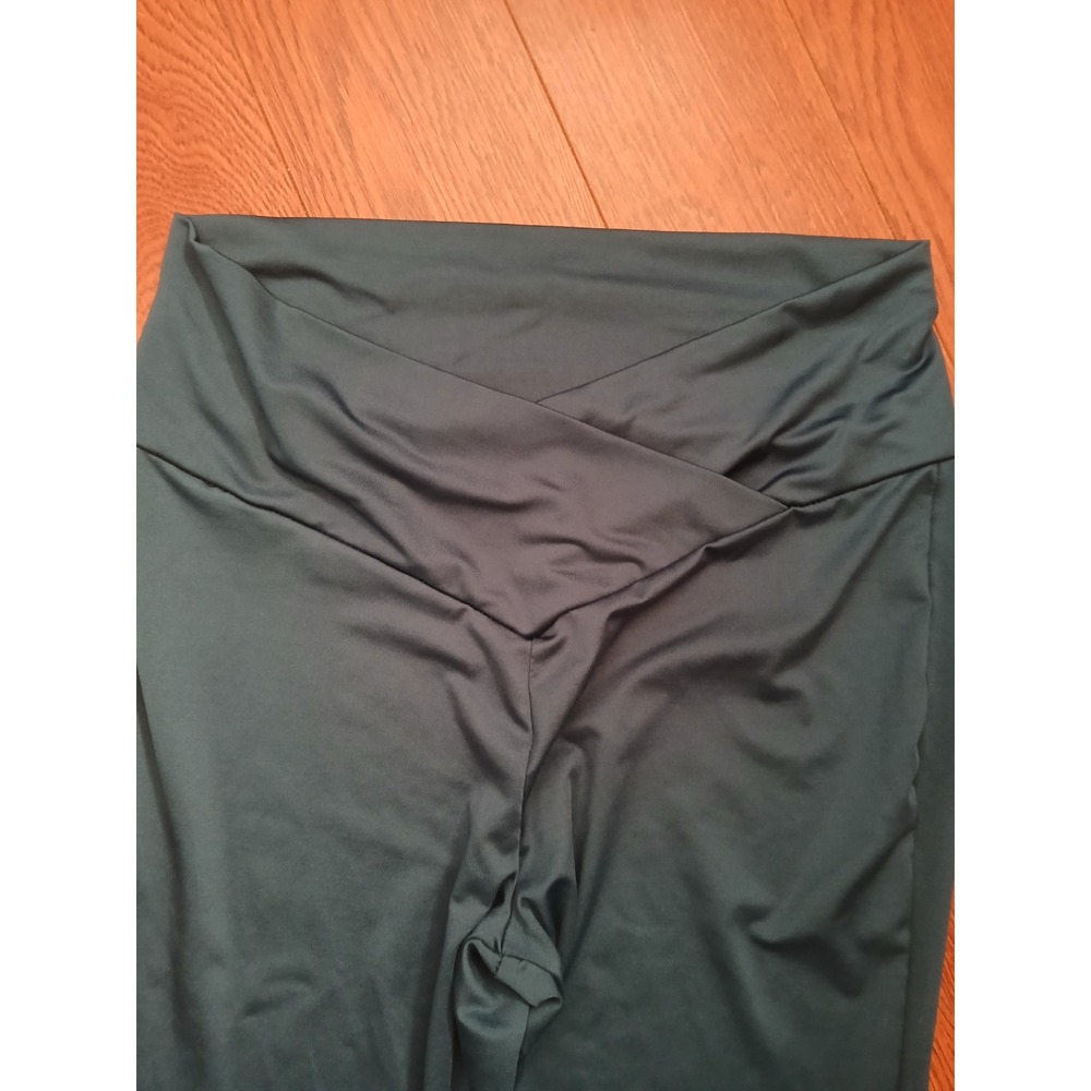 Blue Stretchy Flare Soft Leggings Large - Picture 4 of 9